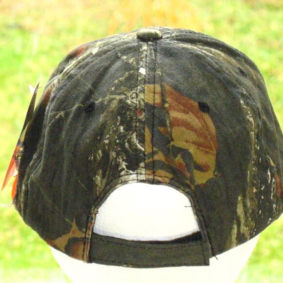 3 for/$30 Mossy Oak Camouflage Baseball Hat Cap Green Orange Military Hunting - Picture 6 of 9